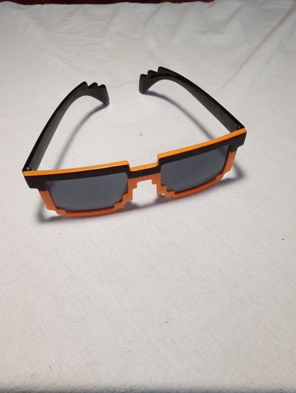 Loot Crate Orange and Black Pixel Sunglasses
